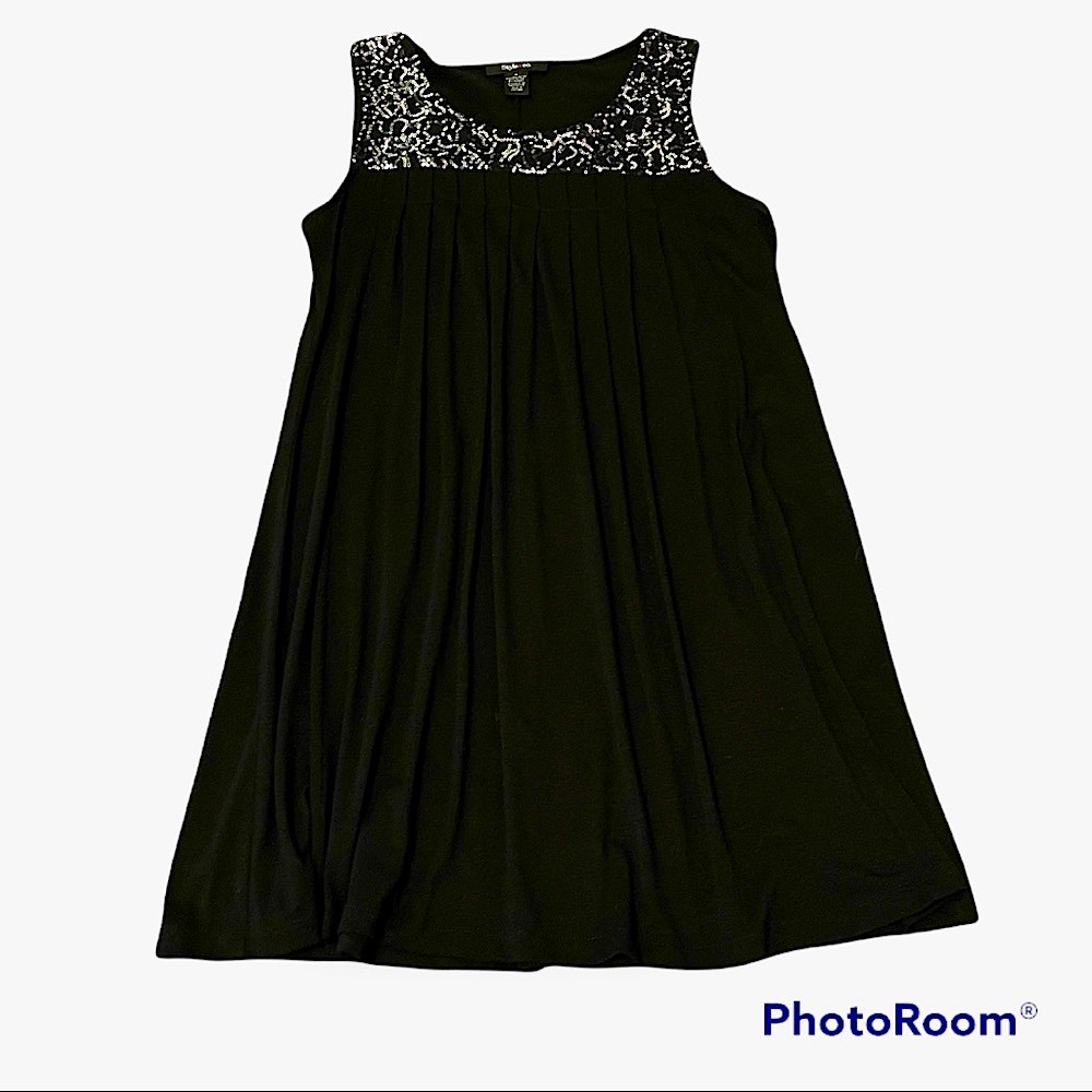 Style & Co Black Trapeze Dress